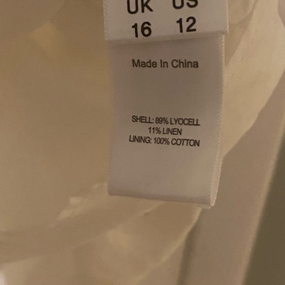 NWOT KITRI Azalea Mini Dress in White Vintage Floral - Picture 9 of 12